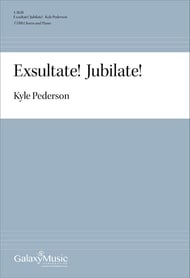 Exsultate! Jubilate! TTBB choral sheet music cover Thumbnail